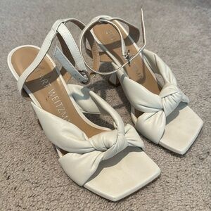 Stuart Weitzman White Heels